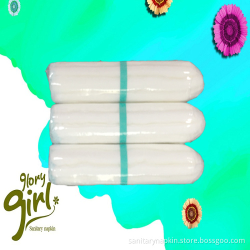 Comfortable cotton digital tampons with light size